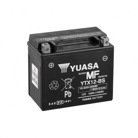 Batterie Moto APRILIA 1000 Tuono R CND  Yuasa YTX12-BS  12v 10Ah