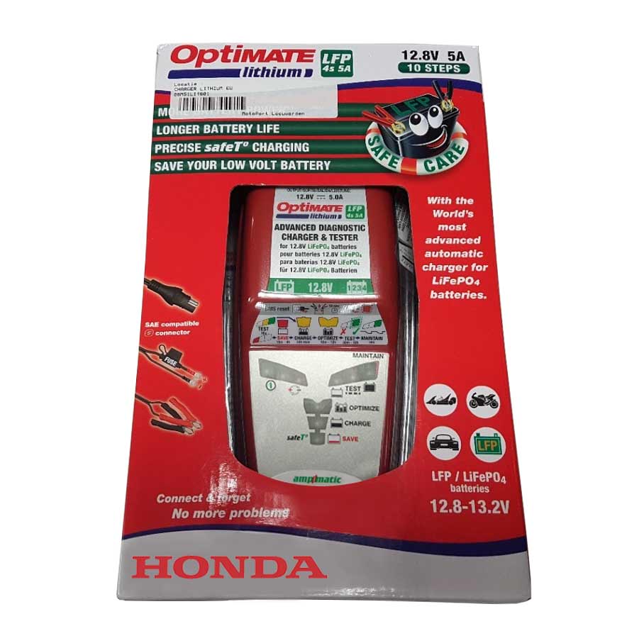 Chargeur/Optimiseur de Batterie Lithium Optimate, 08M51-LIT-601