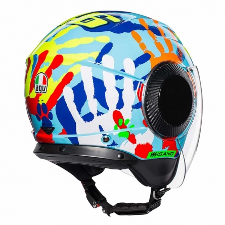 AGV Casque Jet Moto Scooter AGV Orbyt Valentino Rossi Soleil Moon 46 