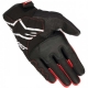 Paume des gants SMX-2 AIR carbon v2 Honda Alpinestars Noir/Rouge
