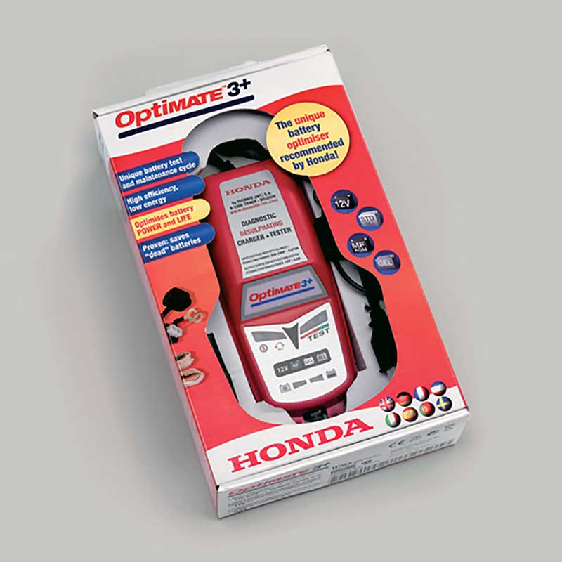 Chargeur de batterie Optimate3 adapté pour Honda-Traktor Tracteur
