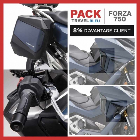Pack TRAVEL Honda Forza 750 Bleu PB417