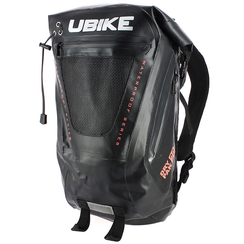 UBIKE sac à dos étanche Easy Pack Noir/blanc 