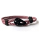 Bracelet Honda Patrice Hills bicolore rouge/blanc