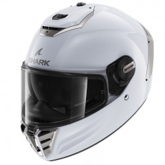 Casque Shark SPARTAN RS Blank White Silver Glossy