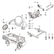 Schéma du kit coffre Honda pour GoldWing Bagger modèle 2021