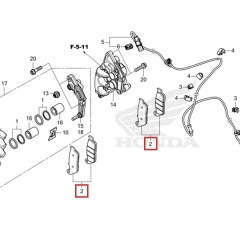Plaquettes de frein avant Honda CB500X(22-)